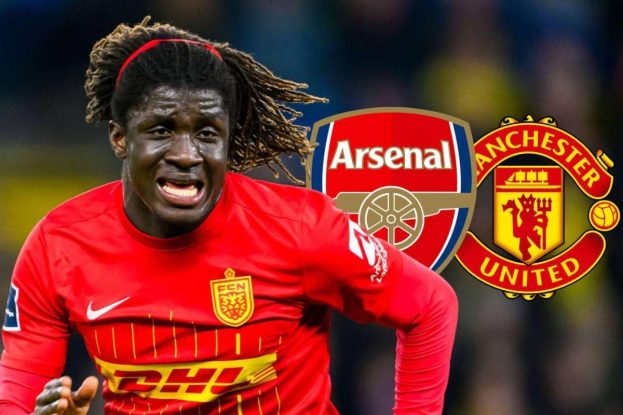 MU và Arsenal đang theo đuổi chữ ký của Caleb Yirenkyi 